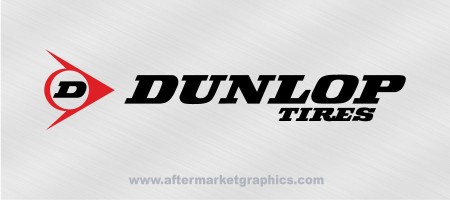 Dunlop Tires Decals 05 - Pair (2 pieces)